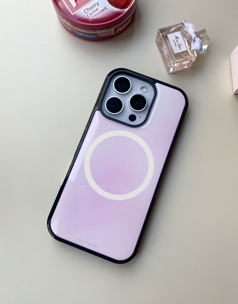 [MADE]チェリーブロッサム ブラックエポキシ MagSafe iPhoneケース