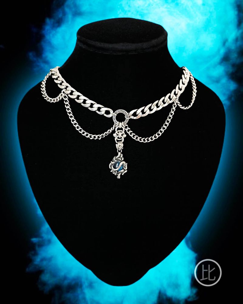chain cape necklace Ver. 2
