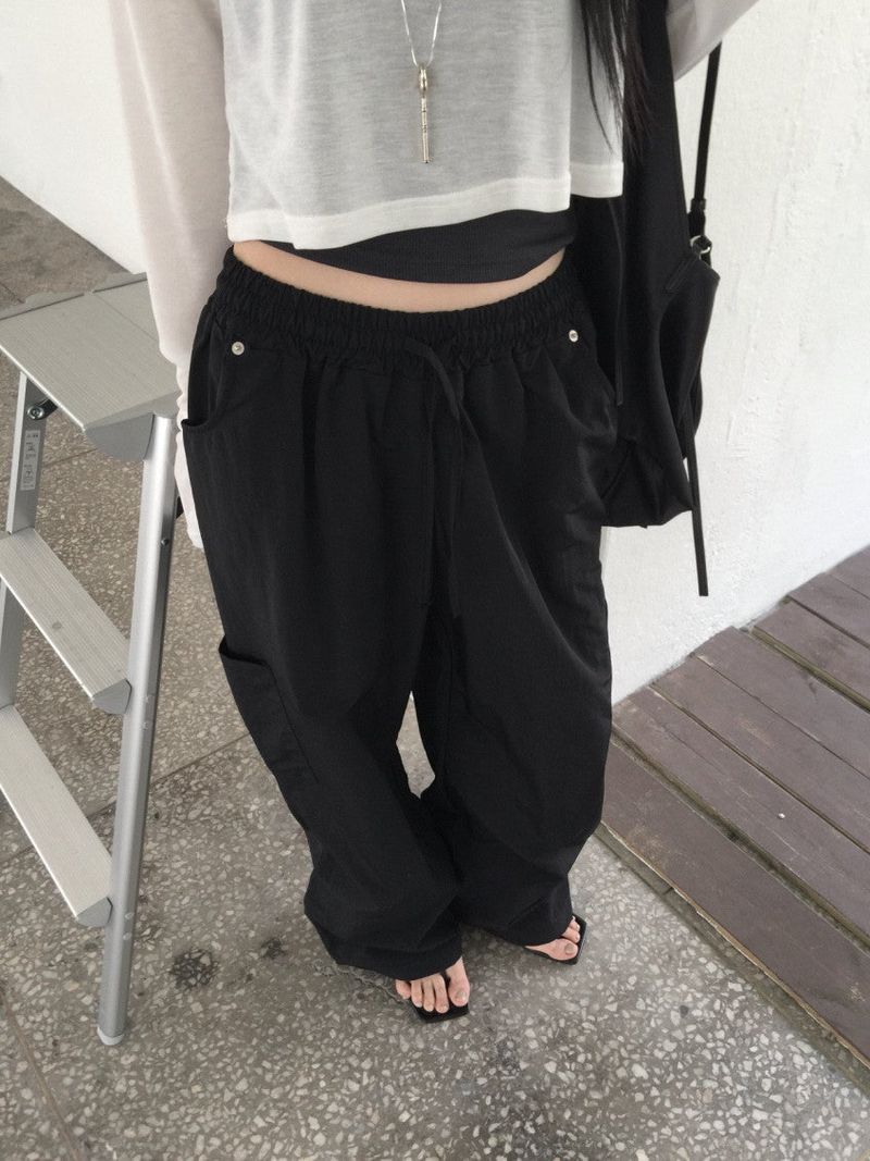 リベット ツーウェイ パンツ (2 colors)