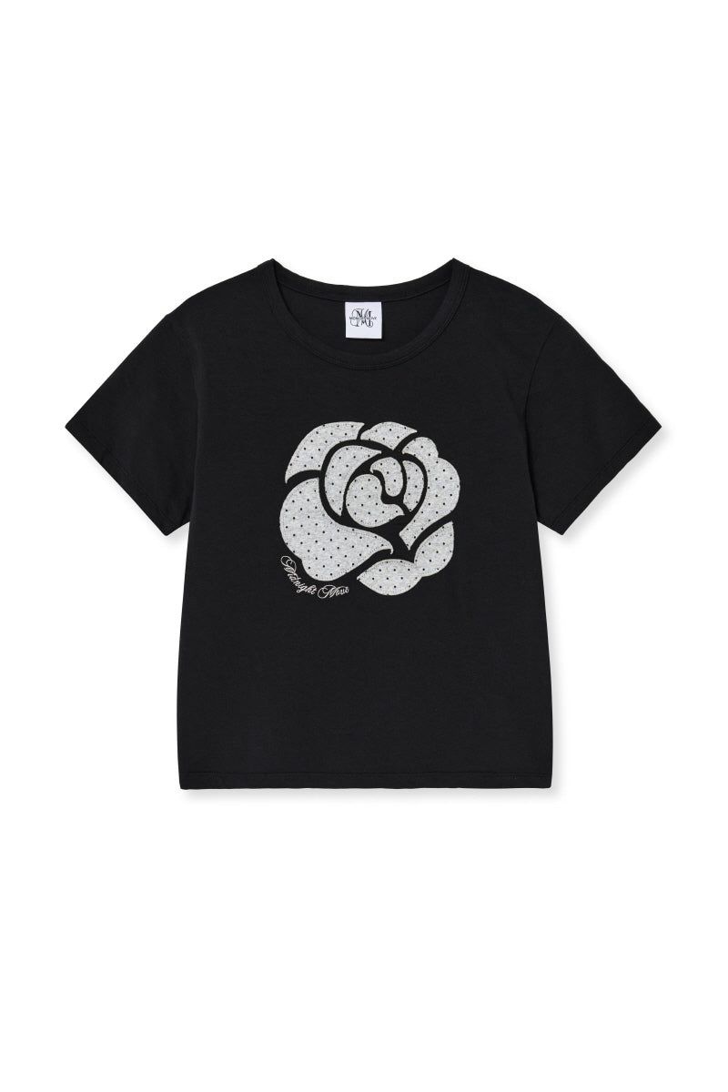 dot rose t (black)