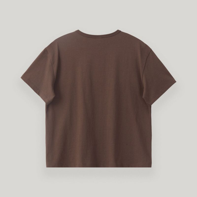 Brown Basic T-Shirt