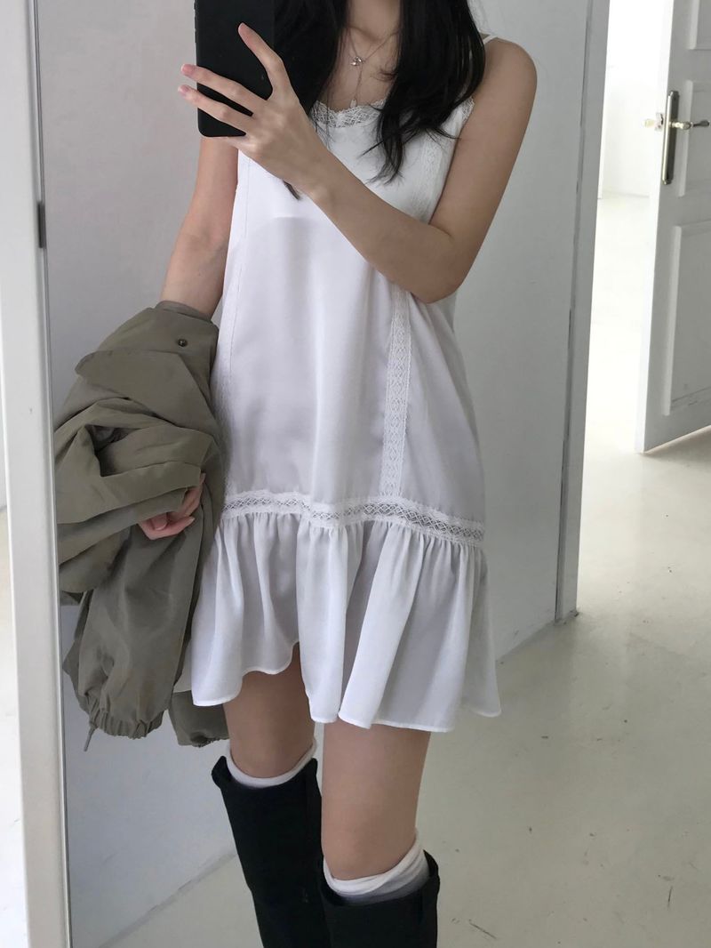 Rien Satin Mini Dress (2 colors)