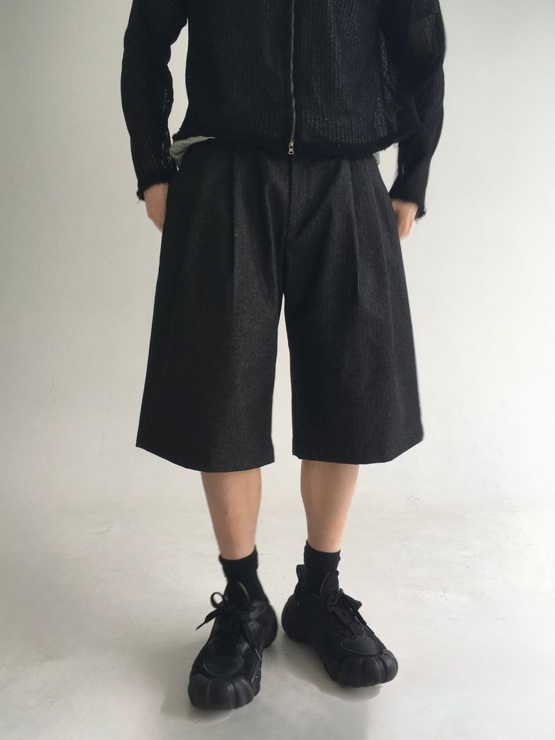 herring bermuda denim slacks(2colors)