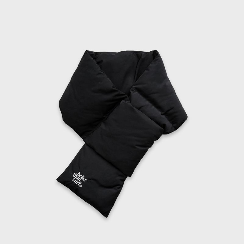 BETTER THAN SURF(べターザンサーフ)の「PADDED MUFFLER - BLACK(Fashion Accessories)」
