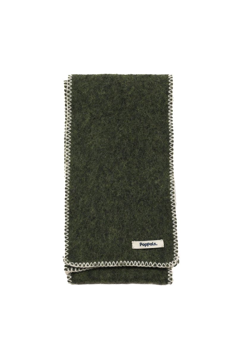 POPPALS（ポップパルズ）の「Stitch Wool Muffler [Khaki]（Fashion Accessories）」