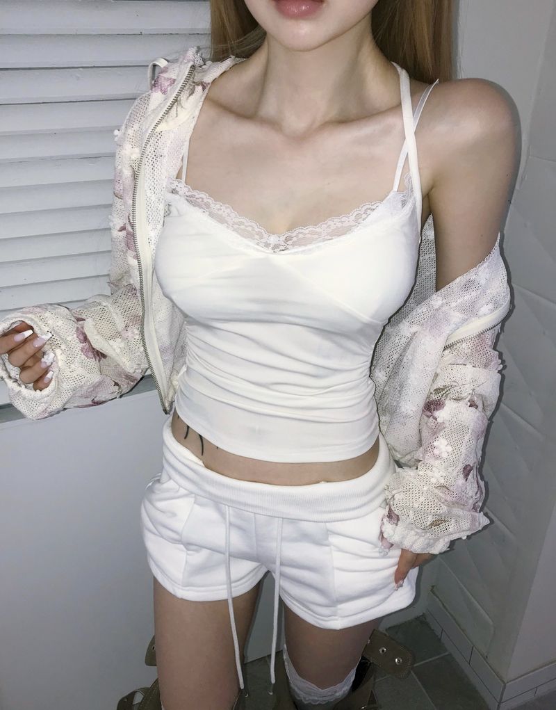 apple lace top(6 color) 