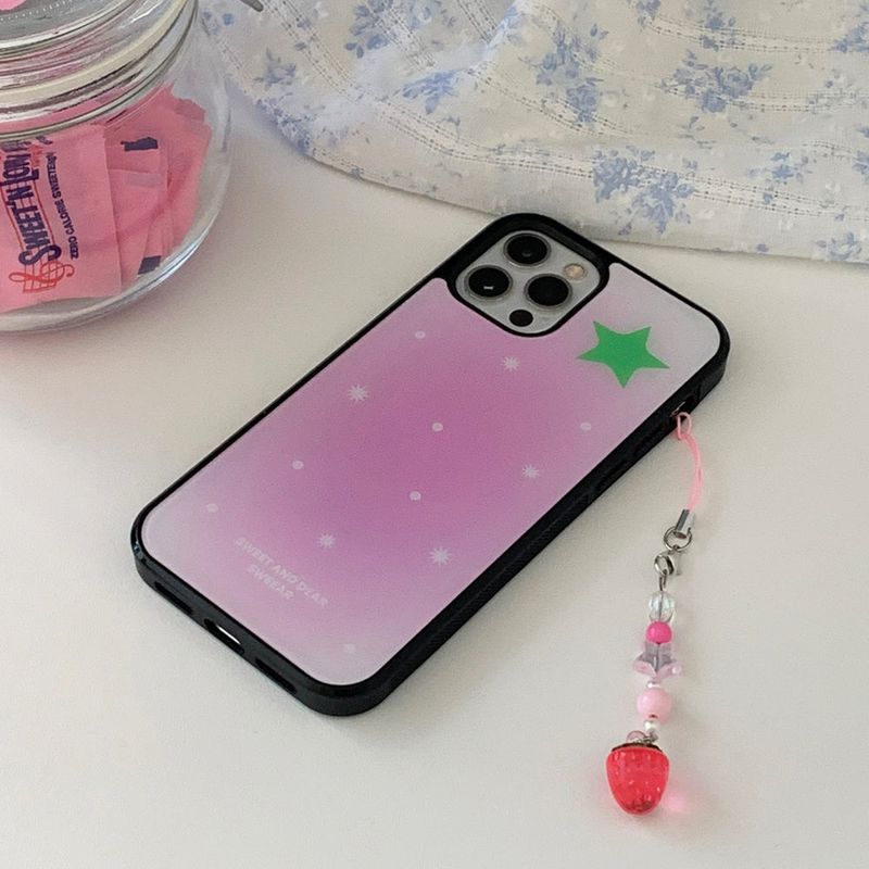 STRAWBERRY GLASS BUMPER CASE