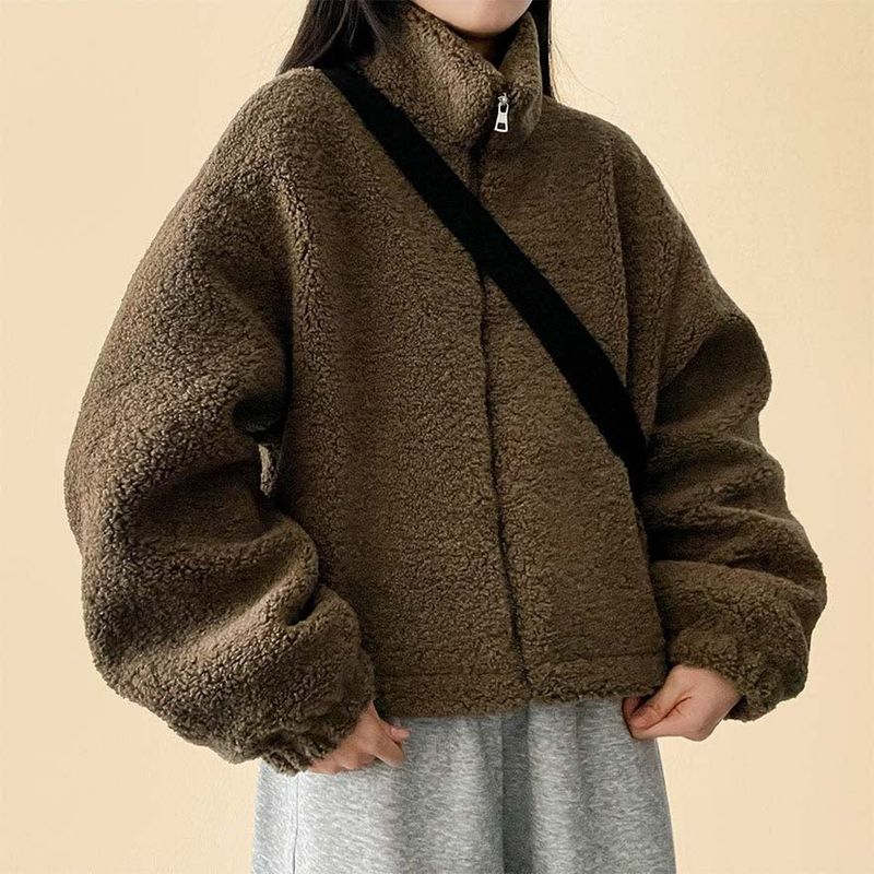 Pelo Thick Dumble Fleece Zip-Up Jumper