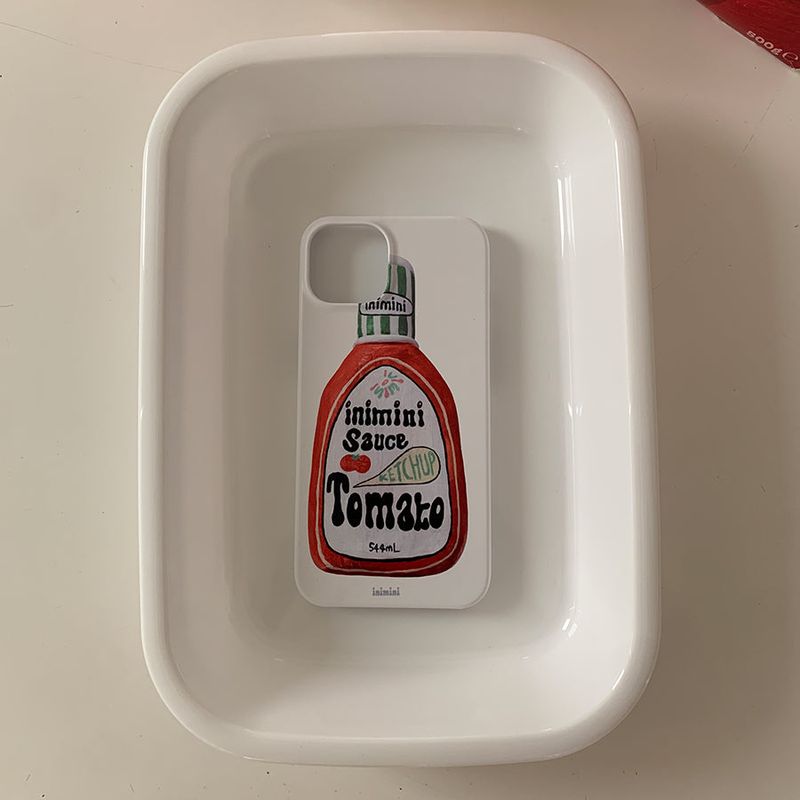 inimini(イニミニ)の「ketchup case - Matt hard(Smartphone Accessories)」