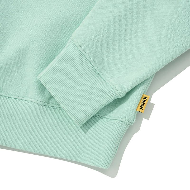 WITTY BUNNY WAPPEN CROP SWEATSHIRT [MINT]