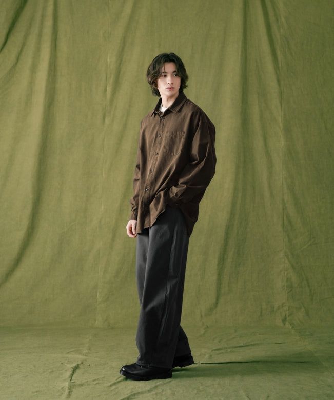 26SS★ Duff Overfit Washing Cotton Shirt