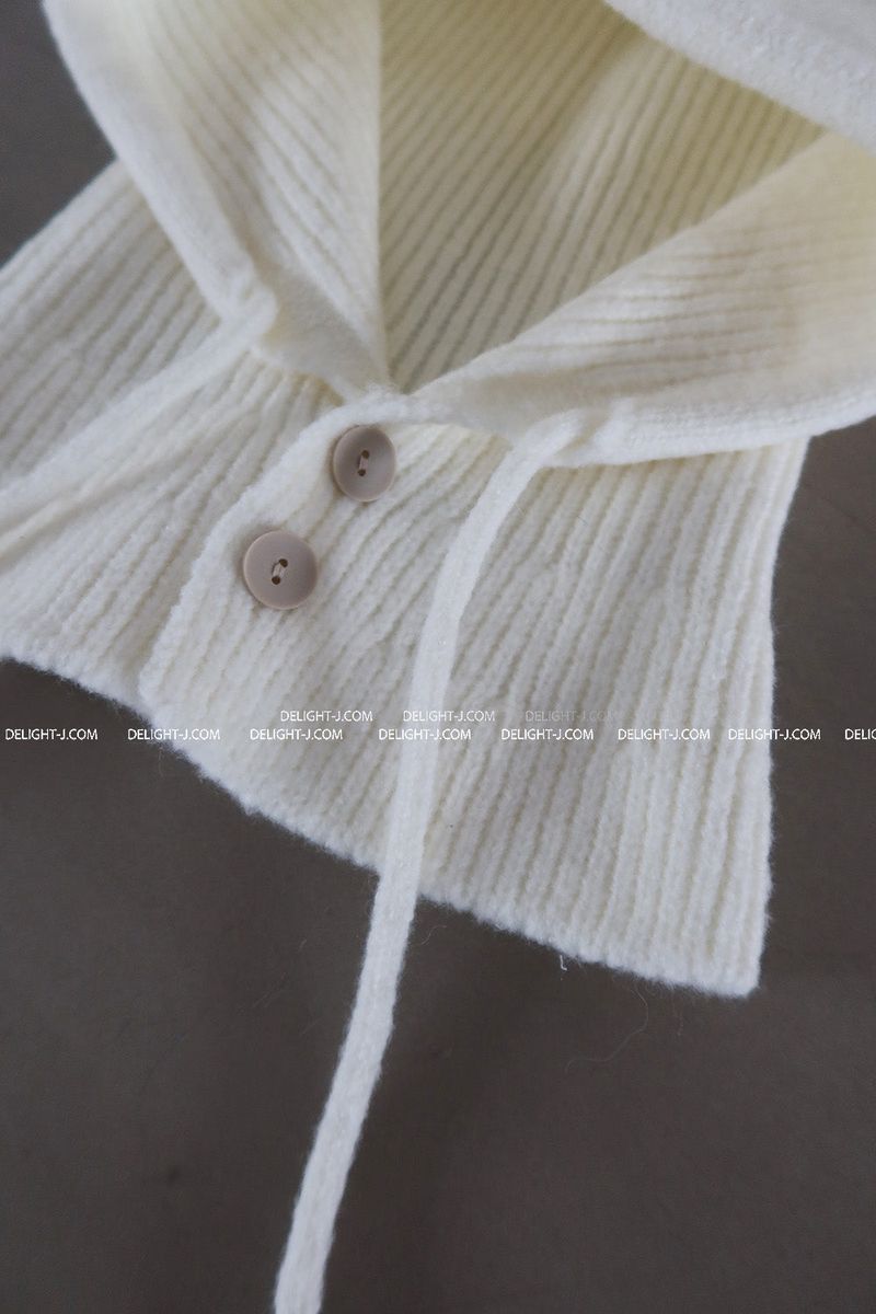 Button neck warmer hood bara clava