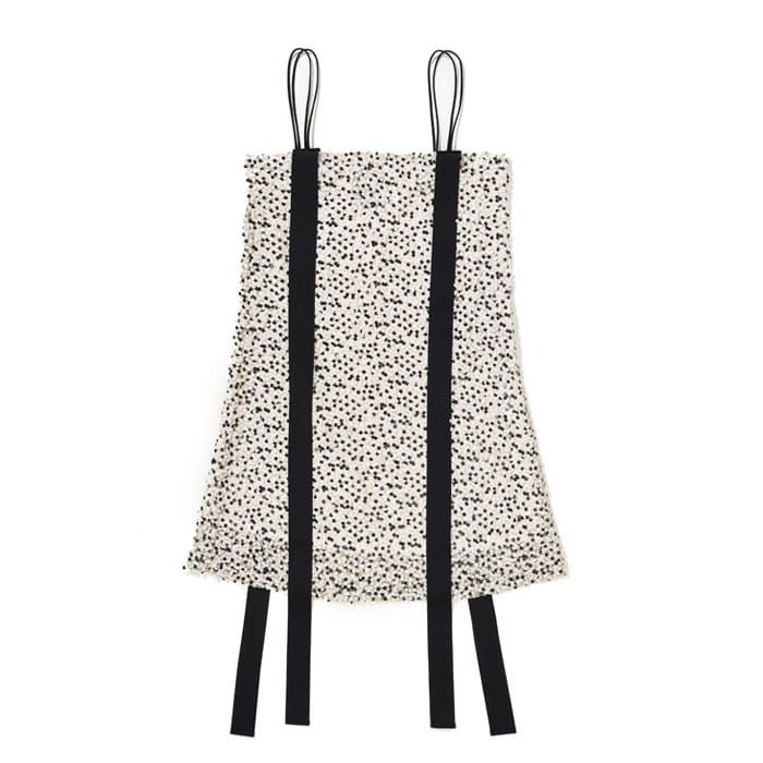 Sequined Ribbon Dress