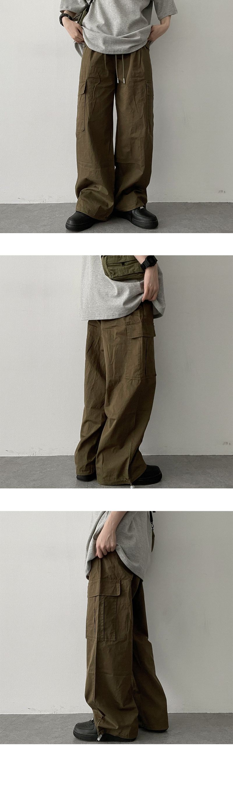 Mochi Two-Way Hem String Cargo Pants