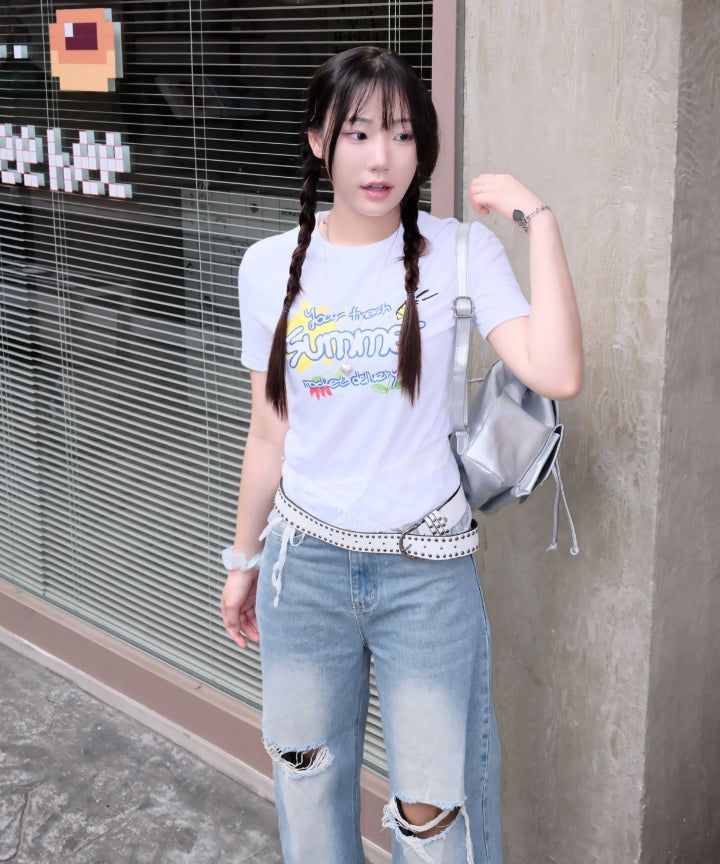 cottonrebirthclub（コットンリバースクラブ）の「ロケットフレッシュ SLIM Tシャツ (4color)（トップス）」