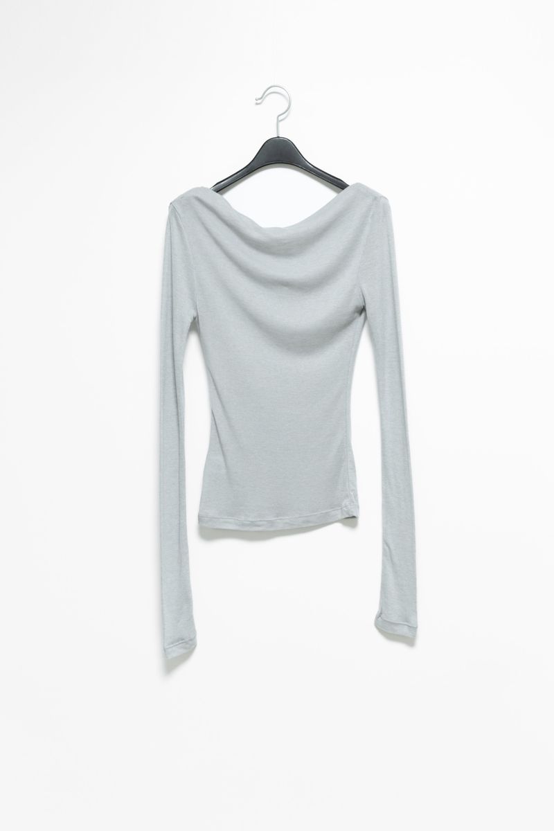 drape boat neck top(3colors)