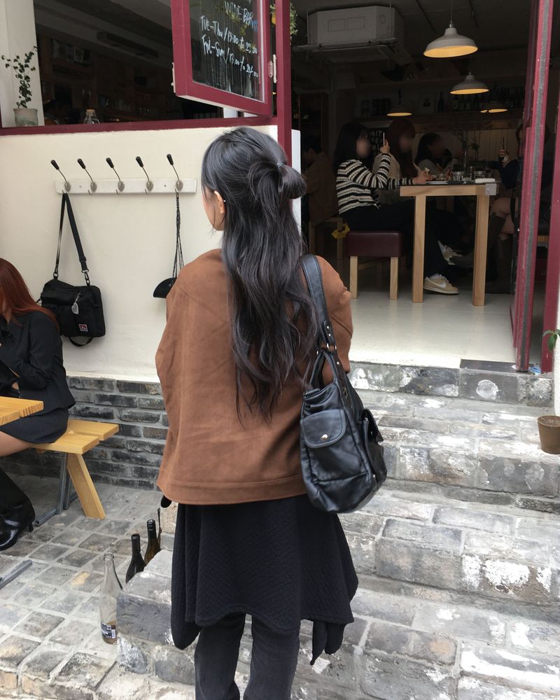 Devided suede jacket