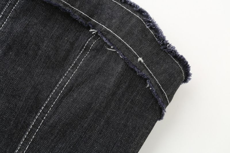 Marlow Raw Edge Denim Corset Top