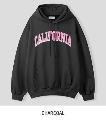 カリフォルニアダブルレイヤーオーバーフィットフーディー