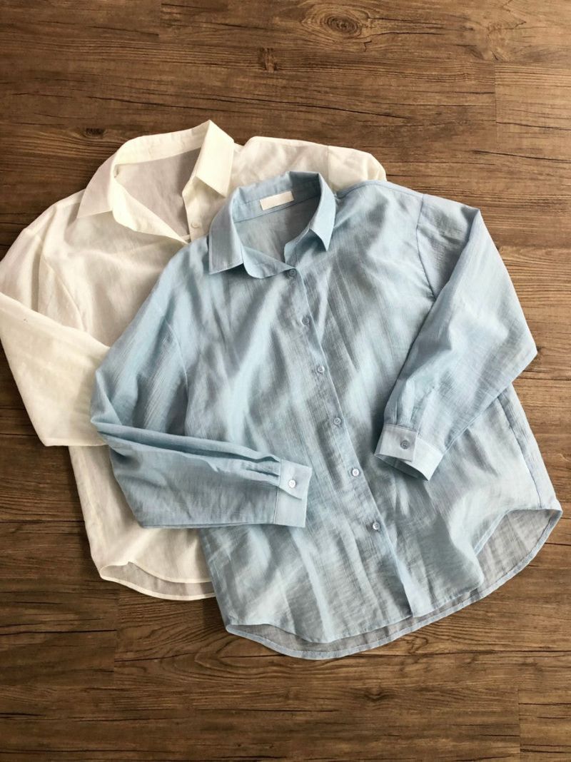 Creme Oversized Shirt