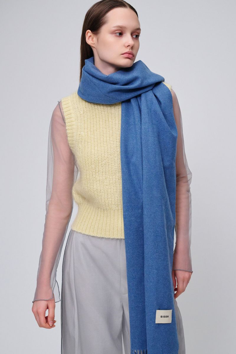 MARIEBEAR muffler_dustyblue