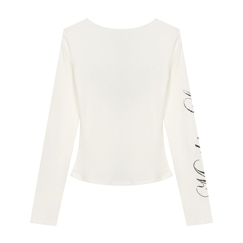 Sorine Cutout Print Top