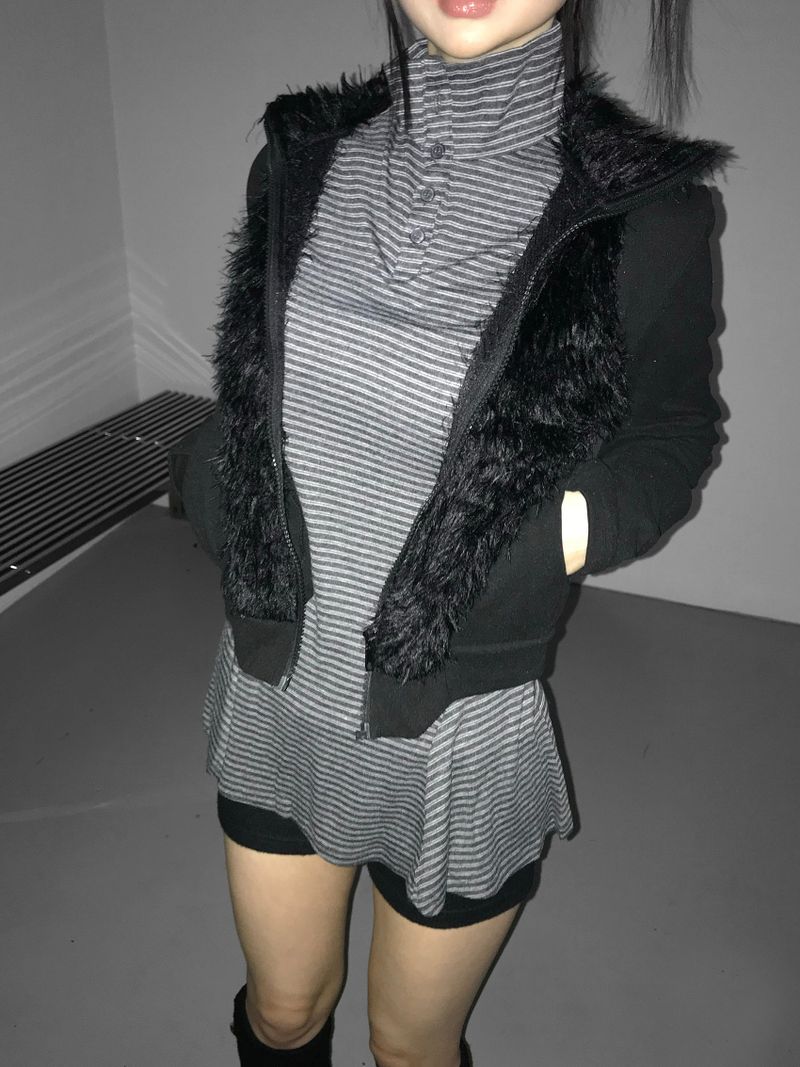 plumage zip-up (2 color)