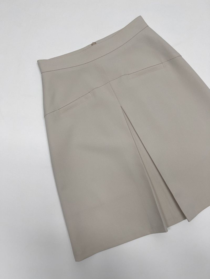 Kino Pleated Midi A-line Skirt
