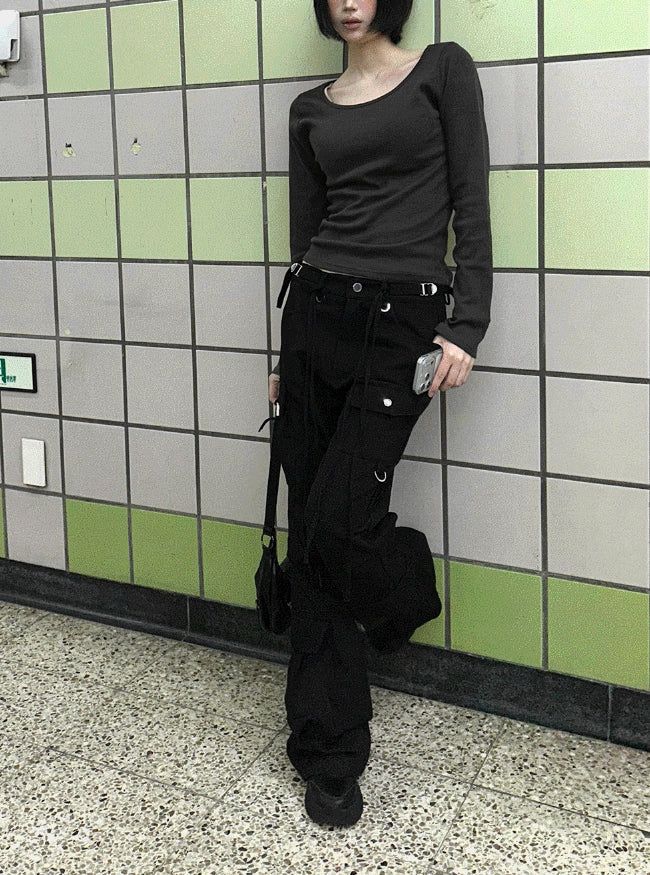Strap Work Cargo Pants