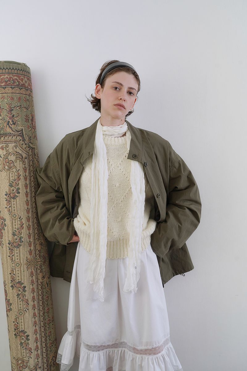 Cozy cable knit_ivory