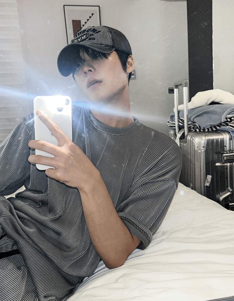 COSYHARU（コシハル）の「Pleate Over Fit Short Sleeve T-shirt（Tops）」