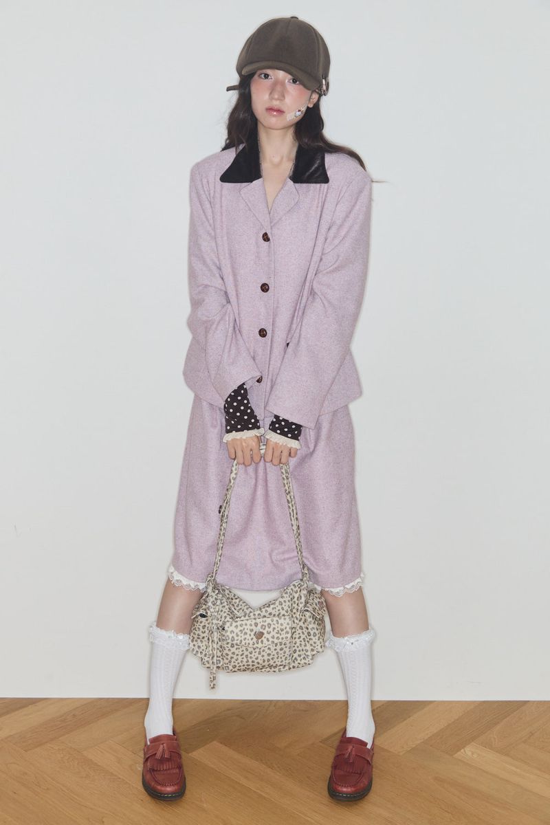 SHAKIRI LEOPARD POCKET BAG (BEIGE)
