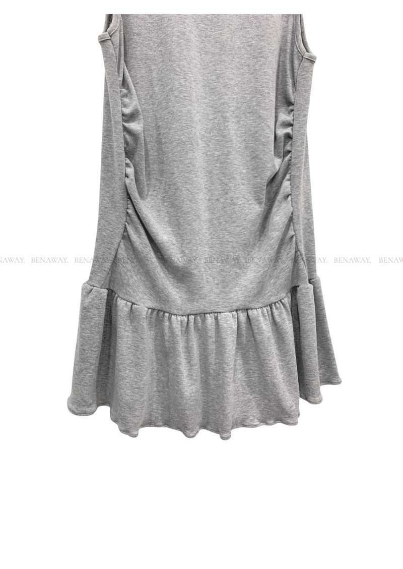 Yudi Sleeveless Frill Mini Dress 3C