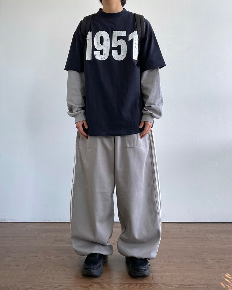 ファイブラインバルーントラックパンツ