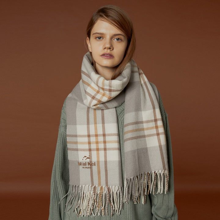 WaiKei(ワイケイ)の「Check Muffler(Fashion Accessories)」