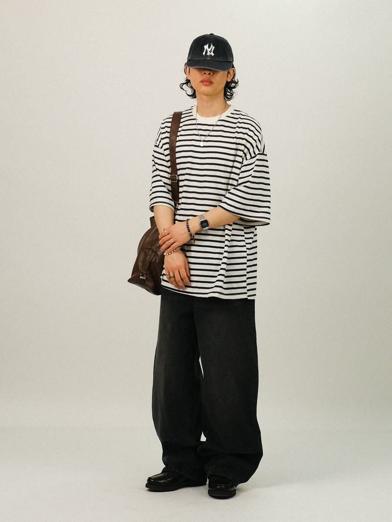 CO Back Pocket Wide Denim Pants