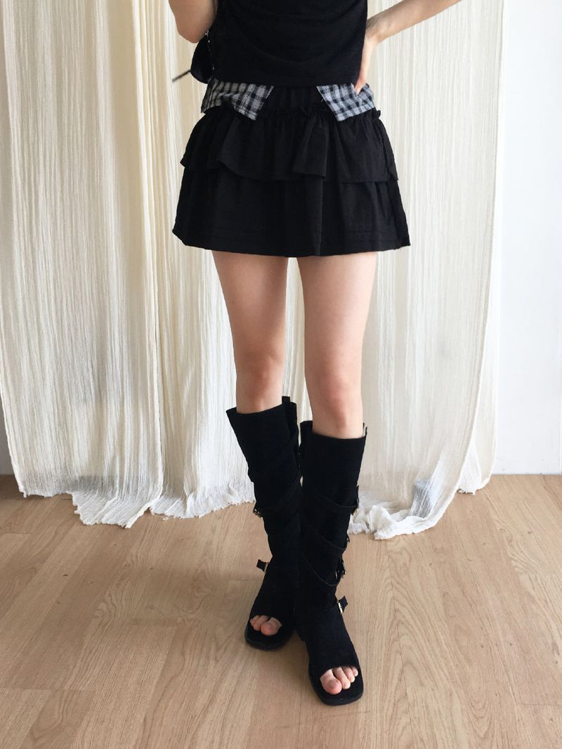 Ballerina cancan mini skirt