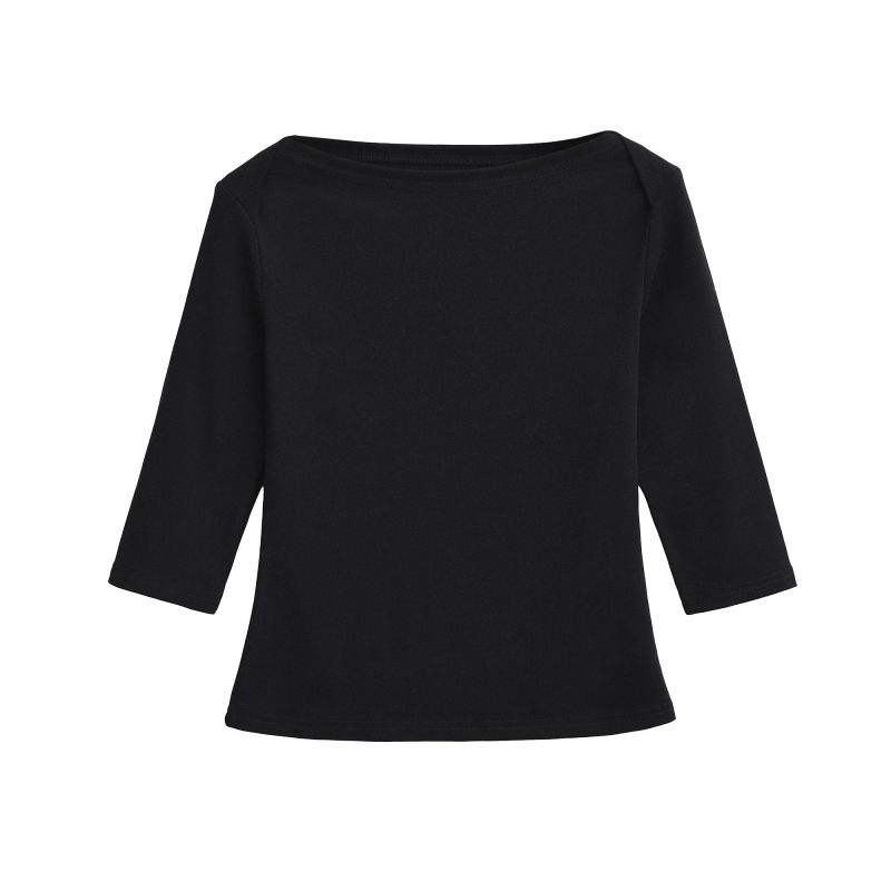 Ainoa Boat Neck Three Quarter Top