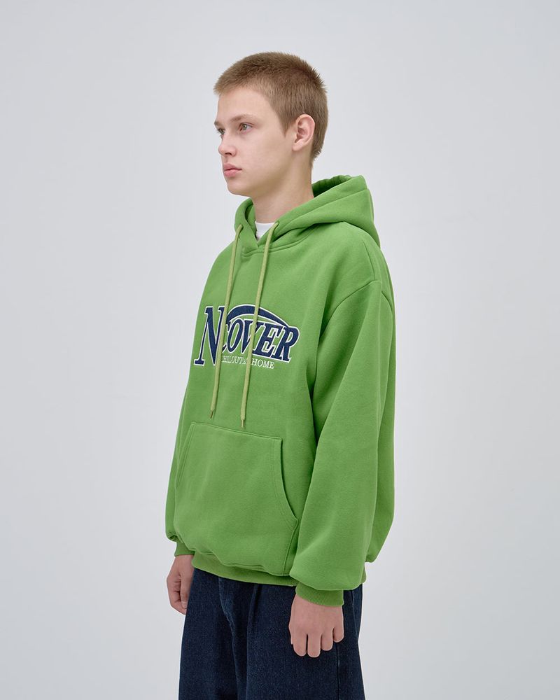 SWING LOGO HOODIE - OLIVE GREEN