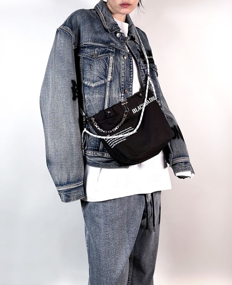 BBD Handcrafted Rope Cross Bag (Black)