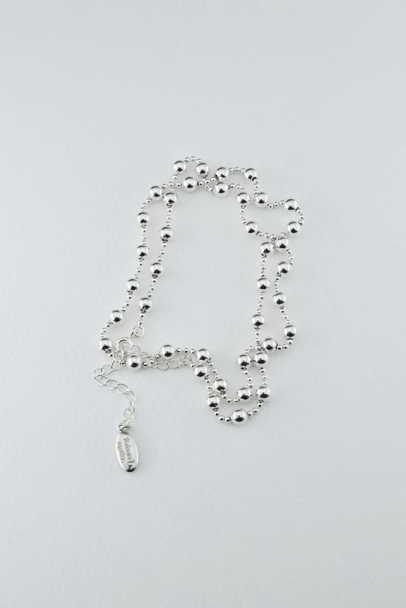 [925Silver] Dottie ball necklace