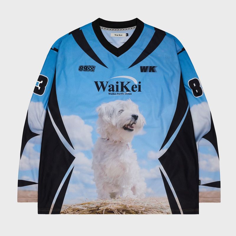 WaiKei(ワイケイ)の「Maltese SIMBA mesh jersey long sleeve tshirts(Tops)」