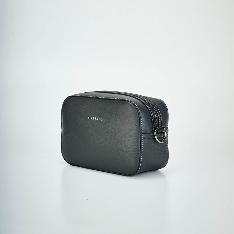 Mushroom Leather Travel Pouch