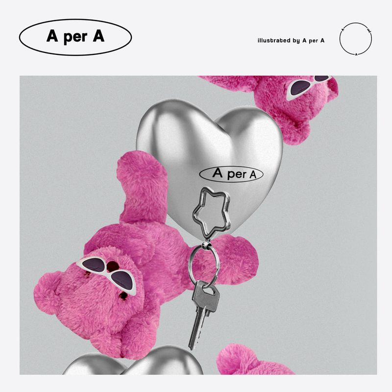 Goggles PINK Bear n Key