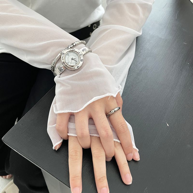 Black Dot Stud Ring