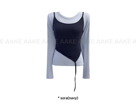 [SET] DUAL LAYER LONGSLEEVE