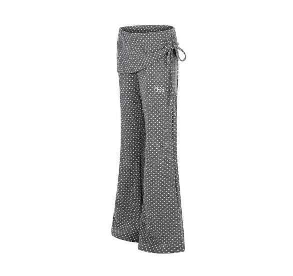 Riven Dot Wrap Flare Pants