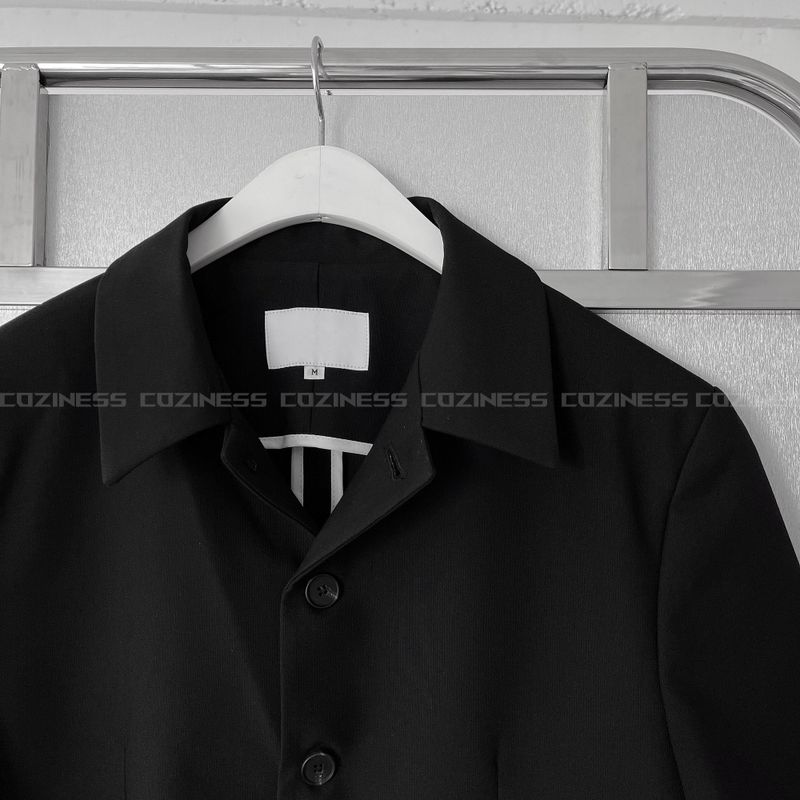 CR Clock Stan Collar Half Crop Jacket (2 colors)