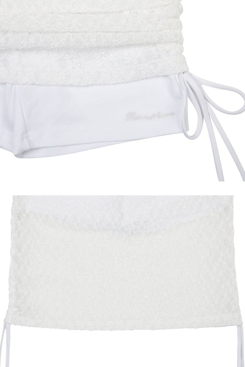 BELLA SKIRT PANTS white