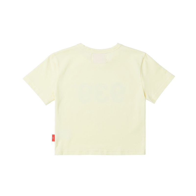 939 LOGO CROP TOP (LEMON)